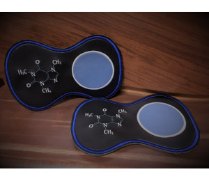 Stickdatei ITH - MugRug Geek Kaffee Molekül